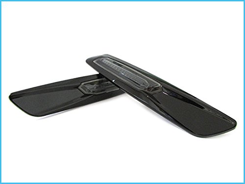 My Drop Shopping LN2102 Zijknipperlichten Kit LED Side Marker Zwart Chroom