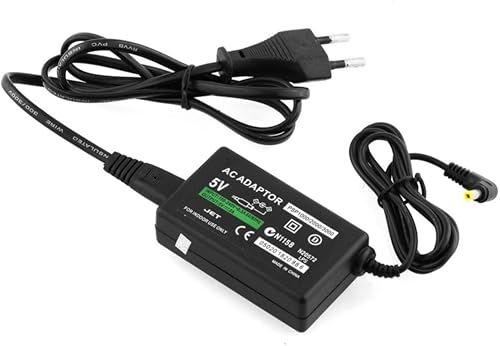 FLLAGG20 1X Charger Compatible pour Sony PSP Portable Alimentation Compatible avec Tous Les Modèles 1000 2000 3000 Street Console Chargeur Power Adapter