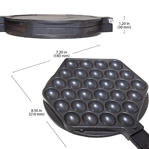ALDKitchen Bubble Waffle Maker Professional Rotated Nonstick Egg waffle iron machine for Puffle waffles (MOLD)