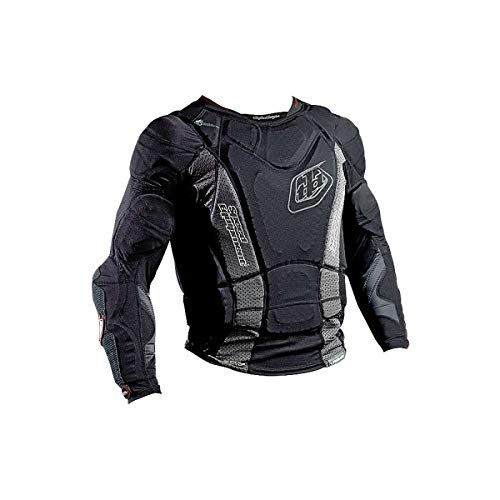 Troy Lee Designs Shock Doctor Youth UPL7855-HW Base Protective Shirt (LARGE) (BLACK)