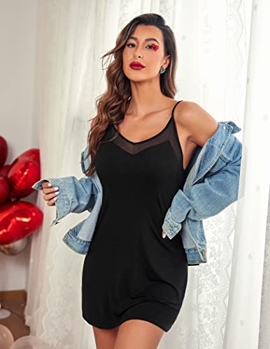 Ekouaer Women's Camisole Chemise Nightgown4