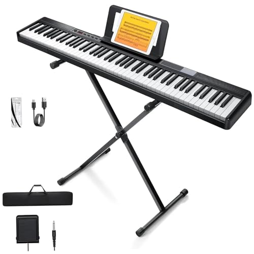 電子キーボード 88鍵エントリーレベルデジタルキーボード ツインピアノモード 標準キーボード