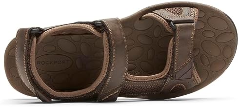 Rockport Men's Hayes Adjusted Quarter Strap Sandal, Brown, 12 | Image 2