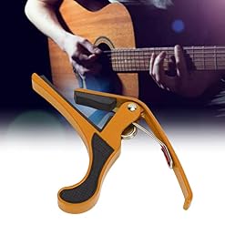 Capo, Guitar Capo Perfect Tone Alliage facile à utiliser pour mandoline(Or) - Les Beatles, Paul McCartney, John Lennon, RIngo Starr, George Harrison Capo, Guitar Capo Perfect Tone Alliage facile à utiliser pour mandoline(Or) – Image 5