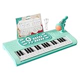 Smart Dual-Tone Change: The piano for kids features a smart dual-tone change function, enabling touch tone adjustments that enhance creative sound options; this flexibility allows young learners to explore classical or electric tones seamlessly, fost...