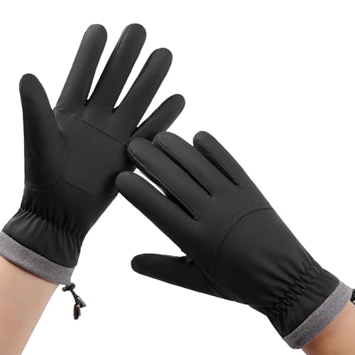 Yonuaret Snowboardhandschuhe | Gepolsterte Schneefäustlinge - Ergonomische 5-Finger Handschuhe für Winterwandern Camping Angeln Outdoor Motorrad Snowboard | Ski Handschuhe Winter Sport