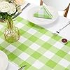 Amazon.com: Fabric Checkered Table Runner 12 Pack Waterproof Gingham ...