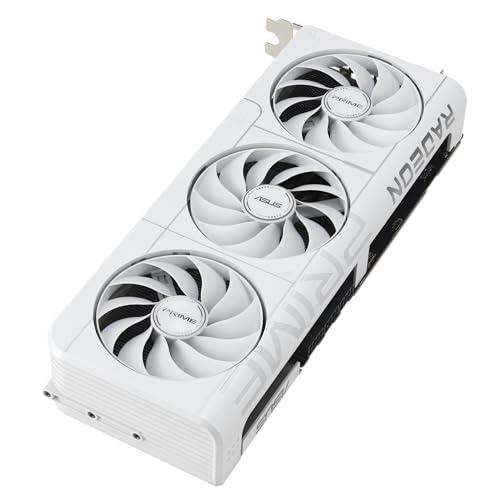 Scheda grafica Prime Radeon RX 9070 XT White OC Edition (PCIe 5.0, HDMI/DP 2.1, design a 2,5 slot, ventole assiali tech, cuscinetti a doppia sfera per ventole, Dual BIOS, GPU Guard) - Scheda video - Immagine 16
