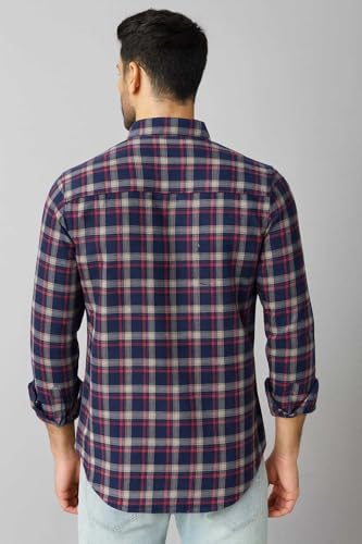 Image of Pack of 2 Men's Checkered Regular Fit Shirts | Full Sleeve Cotton Shirts for Men and Boys