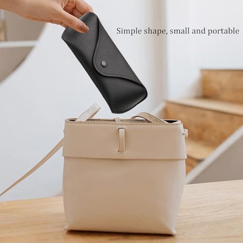 Image of Sunglass Eyeglass Case, Soft Eye Glasses Case for Men Women Adults, Portable Slim Reading Glasses Carrying Case