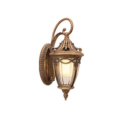 Lampe murale extérieure en aluminium étanche et verre