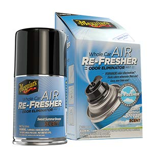 MEGUIAR'S G16602 Whole Air Re-Fresher Odour Eliminator Mist, Sweet Summer Breeze Scent, 1 Pack