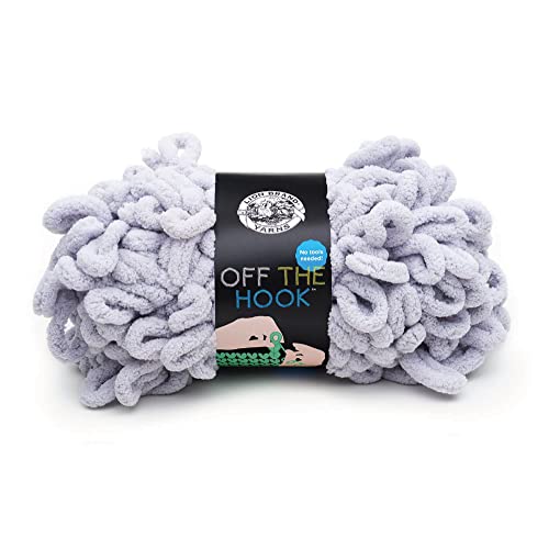 Image of Lion Brand Yarn Off the Hook Yarn, Bulky No-Needle Craft Yarn for Crocheting, Hand-Knitting, 1-Pack, Dreamy