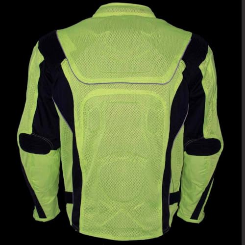 Image of Milwaukee Leather Men's CE Armored Textile Motorcycle Rider Jacket - Year Round Wear