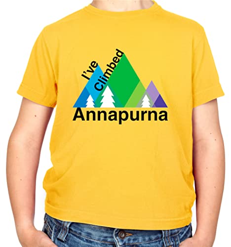 I've Climbed Annapurna - Childrens/Kids Crewneck T-Shirt - Daisy - XS (3-4 Years)