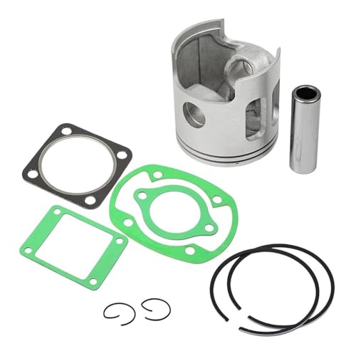 Kit piston surdimensionné 0.5mm avec segments pour voiturette G1 2 temps 1978-1989