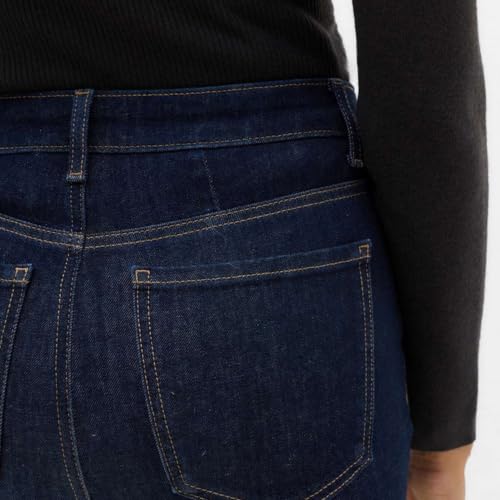 Image of Marks & Spencer Sculpt Straight Leg High Rise Denim Jeans