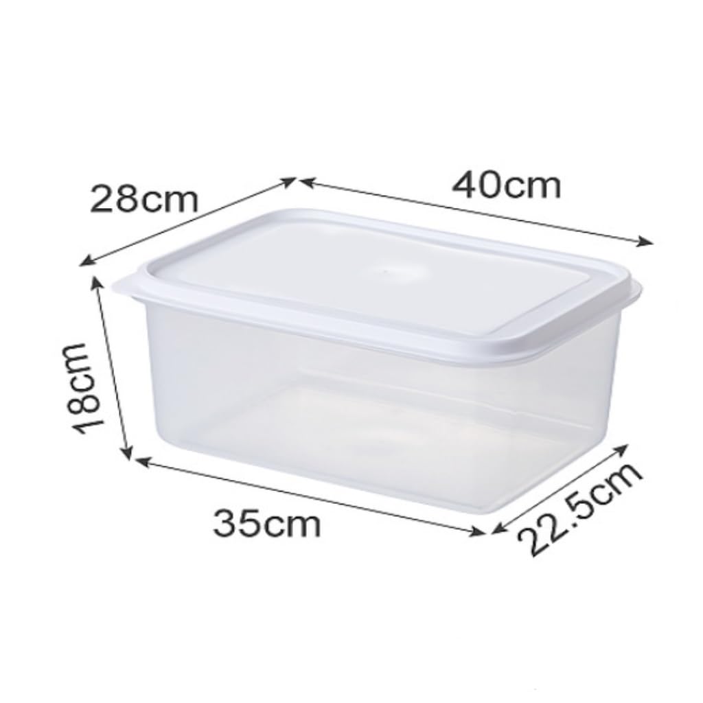 Contenitori Ermetici per Alimenti La scatola for la conservazione dei prodotti lattiero-caseari può essere refrigerata e congelata. Scatola sigillata in plastica quadrata per Frigorifero Frutta Verdur