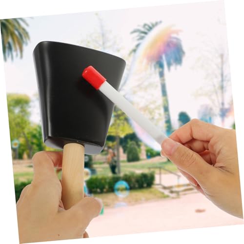 Cloche de vache métal ergonomique au son clair pour encouragements - 3