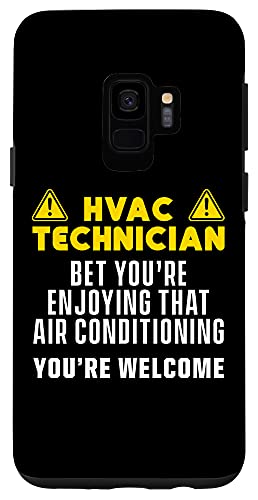 Galaxy S9 HVAC Technician Funny HVAC Tech Case