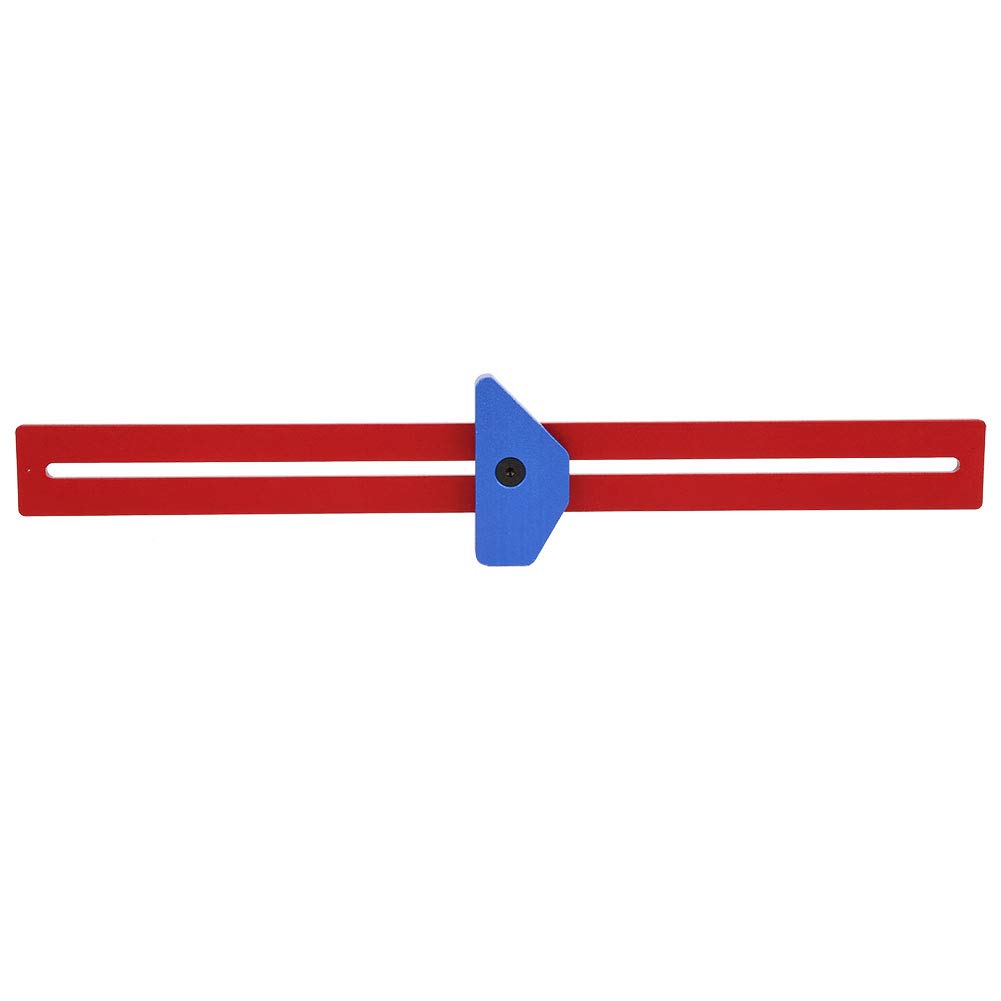Righello per falegnameria YX400, strumento di misura in lega di alluminio per carpentieri, localizzatore di linee anodizzato con scala chiara per tracciature precise, righello da