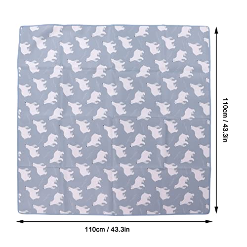 Baby kinderstoel vloermat, waterdichte schattige cartoon dieren patroon baby speelmat voor indoor outdoor picknick - Afbeelding 7