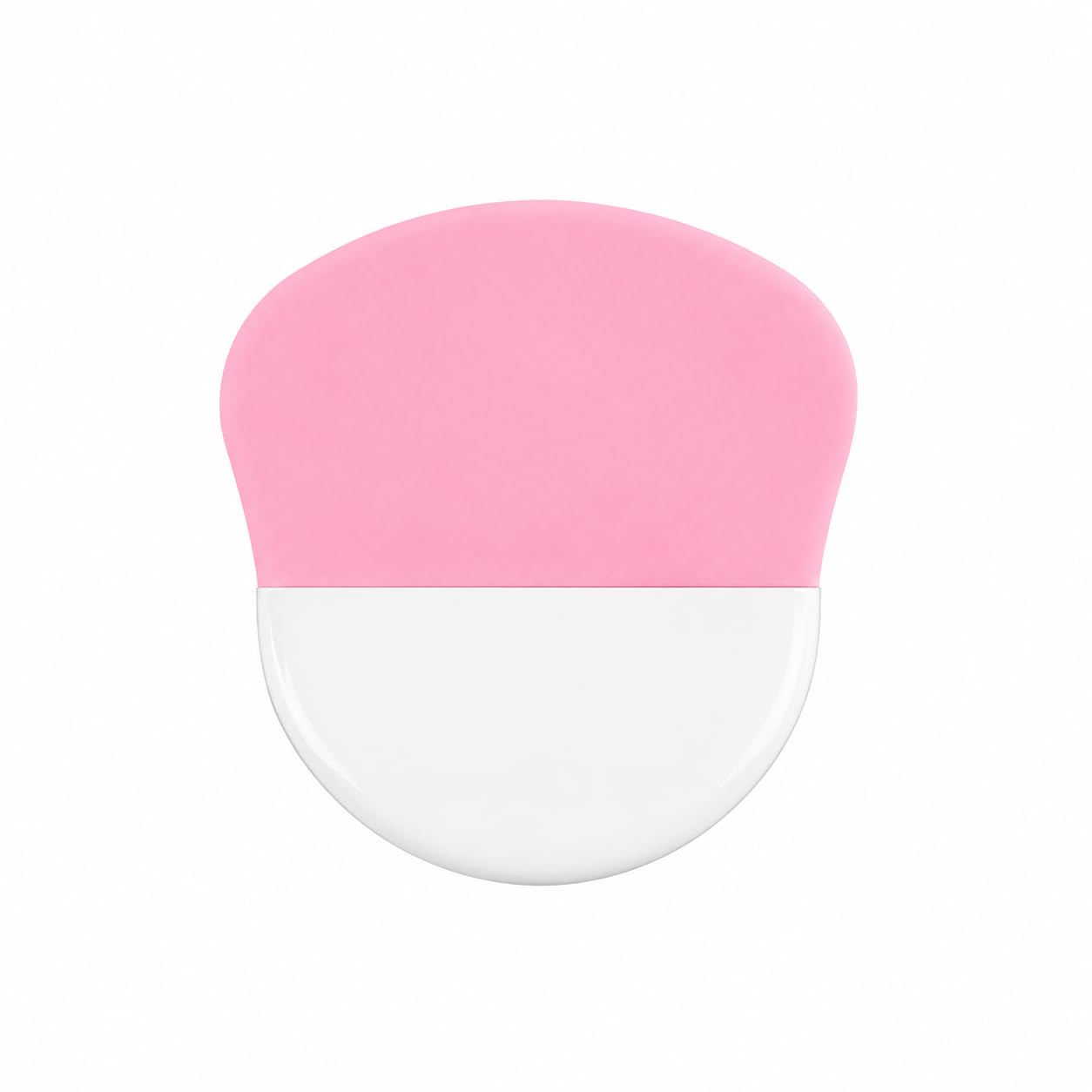 sat aesthetic mini silicone face mask applicator brush pink | soft reusable facial mask spatula for cream masks gels serums and skincare treatments | easy to clean durable cosmetic beauty tool