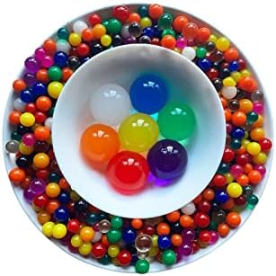PRISHASWORLD 10,000 Pieces Clear Water Beads Transparent Non Toxic Biodegradable Water Beads | Crystal Aqua Jelly Bead for Vase Filling Planting Wedding Table and Home Decoration
