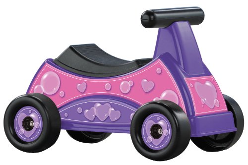 American Plastic Toys Girl's Heart Ride On Pink, 18.75” x 10.5” x 12.25”