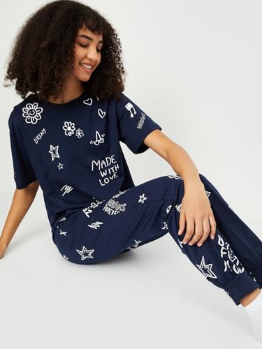 Image of Max Plus Size Women Printed PJ Set