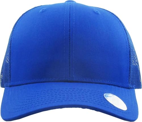 Image of Classic 6 Panel Cotton Twill Mesh Trucker Cap Hat Adjustable Snapback Hat