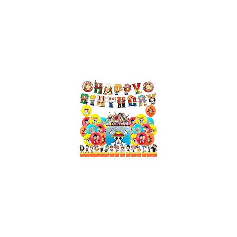 One Piece Party Supplies - Birthday Decorations, Balloons, Cake Decorations & Banners