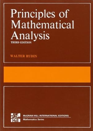 Book cover Principles of Mathematical Analysis (Int'l Ed)