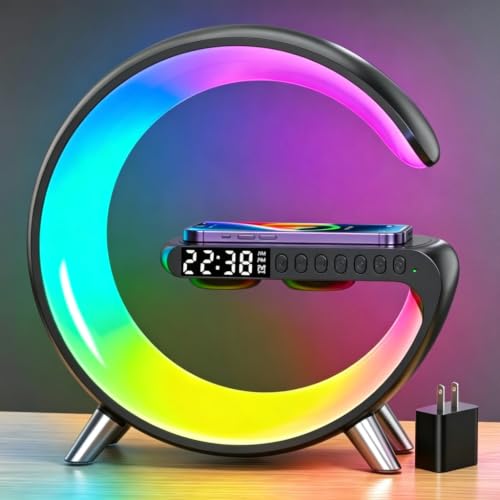 5 in 1 LED Table Lamp with Wireless Charging