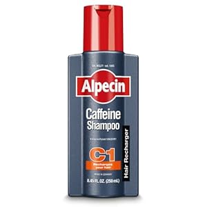 Alpecin C1 Caffeine Shampoo, 8.45 fl oz, Cleanses the Scalp to Promote Natural Hair Growth, Leaves Hair Feeling Thicker and Stronger