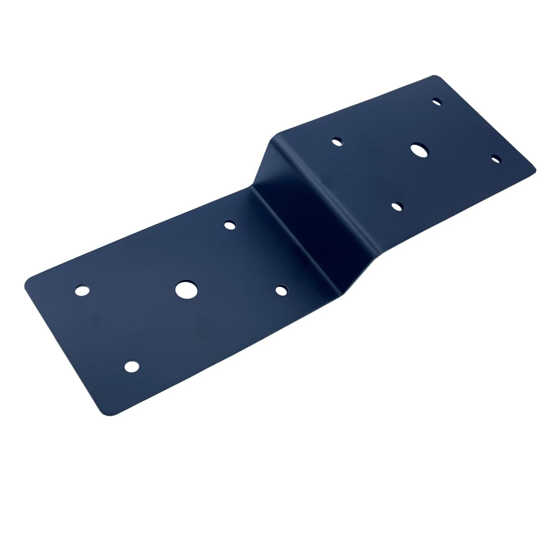 4 soportes en Z de acero resistente de 6 pulgadas, soporte de poste a viga, soporte de esquina de perfil de canal de doble ángulo para estantes de madera, fijación de conector de madera, soportes de