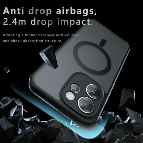 Image of Back Cover for Oppo Reno 15 5G /15C /15F Mobile Back Cases Covers, Matte PC Back + Soft Side Black TPU Bumper Case Shockproof Mobile Back Cover (Oppo Reno 15)