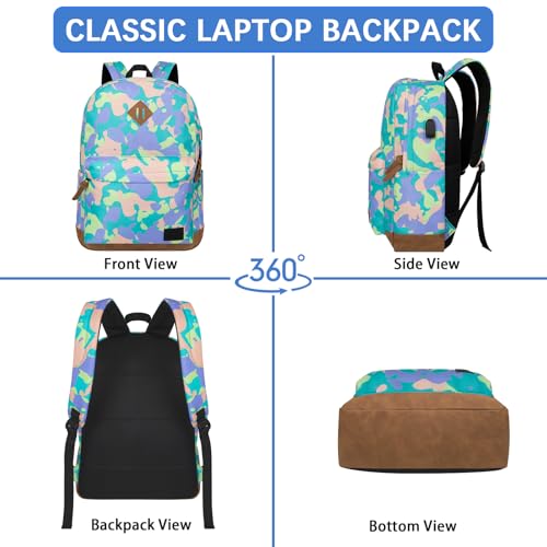 Image of Goloni Backpack for Men Women,Travel Laptop Backpack, Water Resistant 17.3 Inch USB Charging Backpack, Large Capacity Work Commute Bag