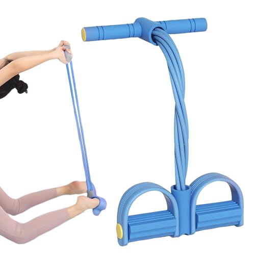 YNPQTDS Banda Elástica con Pedal para Mujer | Entrenador Corporal Completo para Fitness,Entrenador Elástico De 8 Tubos con Asas para Ejercicio De Fitness Yoga Pierna Brazo Abdomen Hombres Mujeres