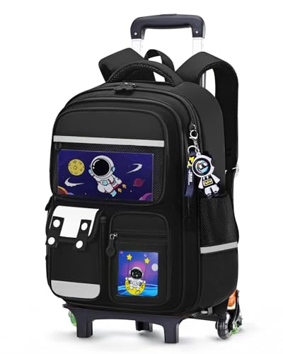 Amythe Cartable à Roulettes Garçon 6-10 Ans, Sac à...