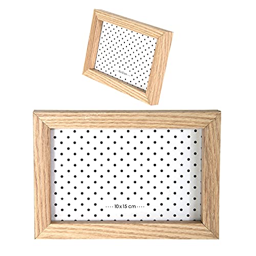 THE HOME DECO FACTORY CMHD4691 Set van 8 Marcos foto's, Noir/Blanc/Marron, 22,2 x 2 x 27,3 cm - Image 5