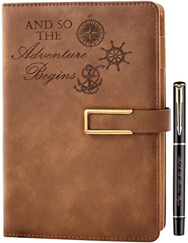 Fanery Sue Agenda de escritura recargable para señoras(Adventure-Marrón)