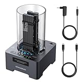 GRAUGEAR NVMe M.2 SSD デュプリケーター デュアルベイ オフライン クローン ツールフリー 20Gbps USB C to M.2 SSD ドライブ クローナー ドッキングステーション アダプター エンクロージャ M2 SSD ハードドライブ M-Key用