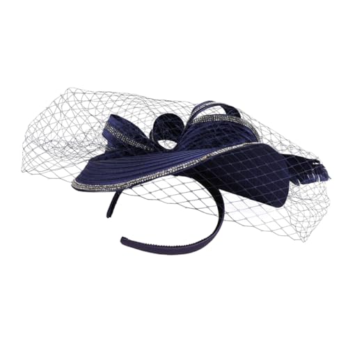 Chapeau en filet mariage bibi rétro pour femme et coiffure de fête