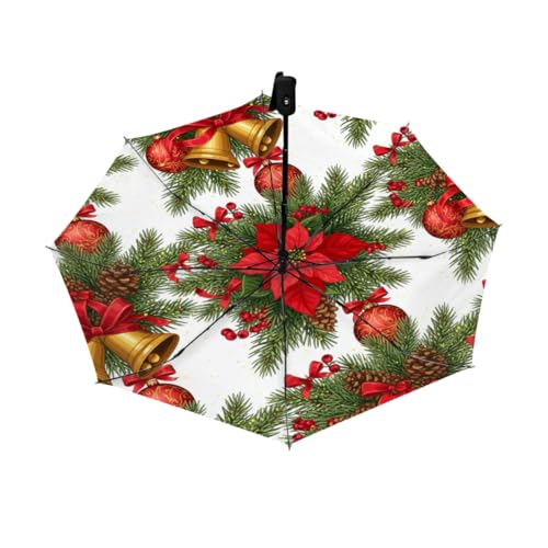 Parapluie de voyage inversé pour femme compact automatique coupe-vent pluie soleil
