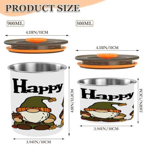 Contenedor hermético para café acero inoxidable 30 oz miniatura 2