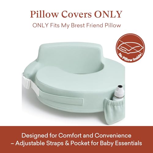 Image of Nursing Pillow Covers ONLY Compatible with My Brest Friend Nursing Pillow (2 Pack Covers-Pillow NOT Included)