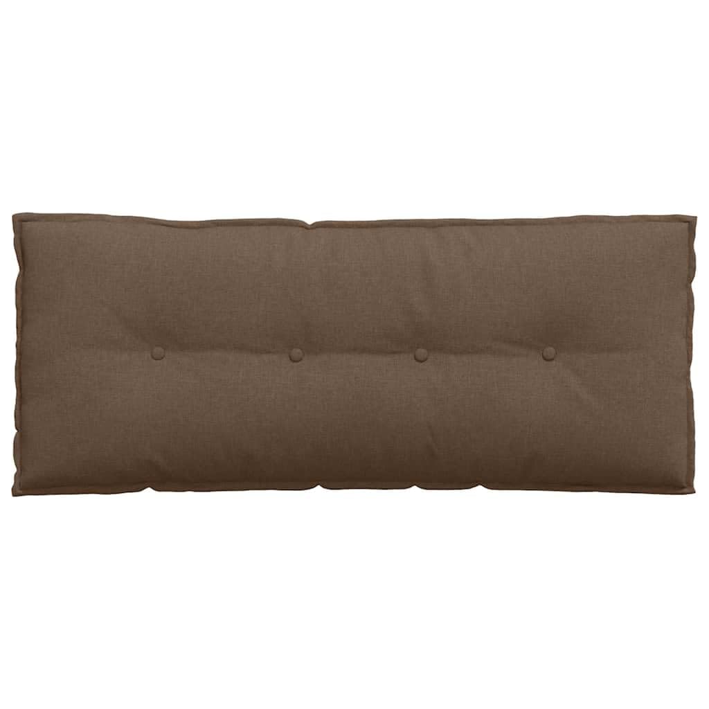 Cuscino per schienale marrone, 120 x 19 x 50 cm, tessuto con rivestimento sfoderabile, ergonomico e traspirante, cuscino lombare ortopedico per ufficio, divano, letto, auto e sedia a rotelle
