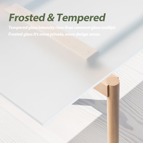 Image of FREDBECK Bifold Barn Doors 48X84(Double 24x84) with 5 Panels Frosted Glass