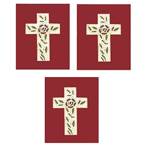 LOT of 3 Square and Compasses Co. Scottish Rite Rose Croix(Cross)Masonic 3/4"Lapel Pin Tie Tack for the Freemason Free Mason Masons Masonry Cover